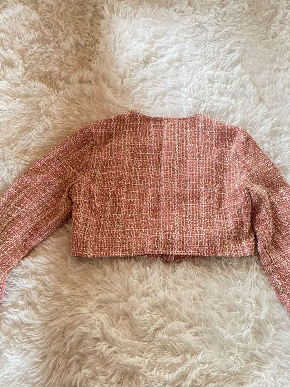 Pink Tweed Jacket and Skirt Set, Size XS, EUC - Picture 7 of 7